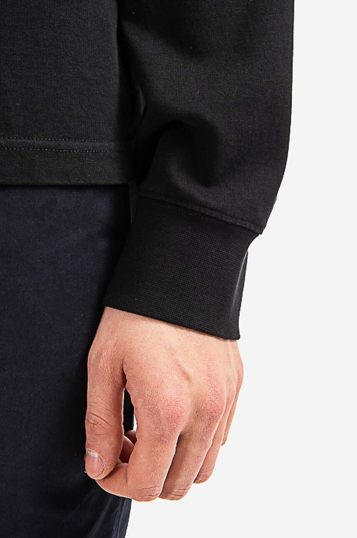 Han Kjøbenhavn cotton longsleeve top Casual Tee Long Sleeve M.132072 black