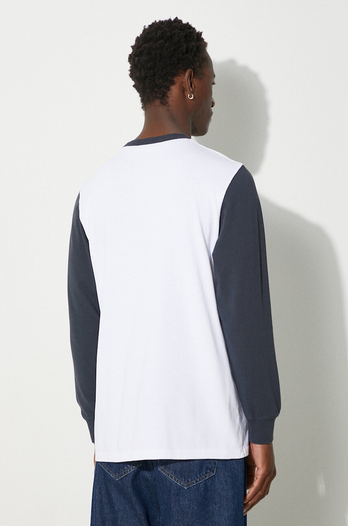 Clothing Wood Wood cotton longsleeve top Mark IVY Longsleeve 12135401.2489 white