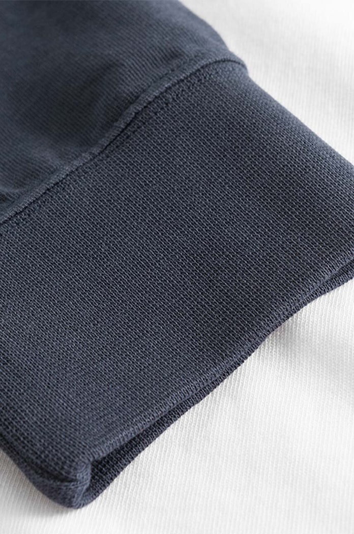 Bavlněné tričko s dlouhým rukávem Wood Wood Mark IVY Longsleeve 12135401.2489 bílá