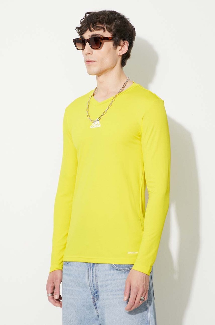adidas longsleeve Team Base Tee żółty GN7506