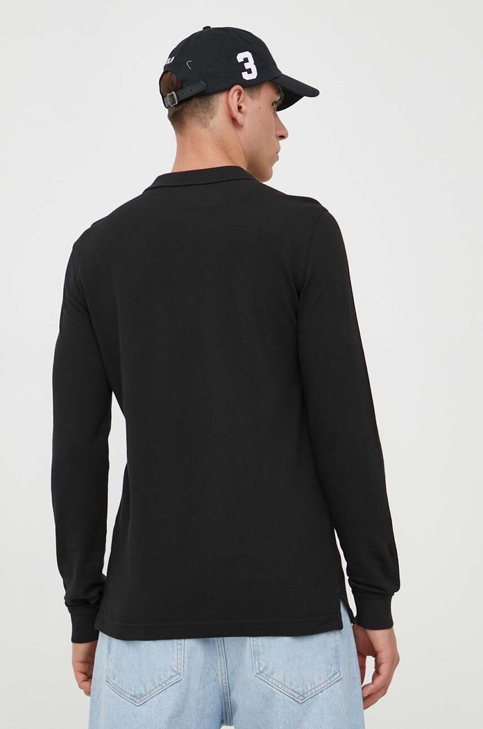 Oblečení Bavlněné tričko s dlouhým rukávem United Colors of Benetton 3089J3204.100.. černá
