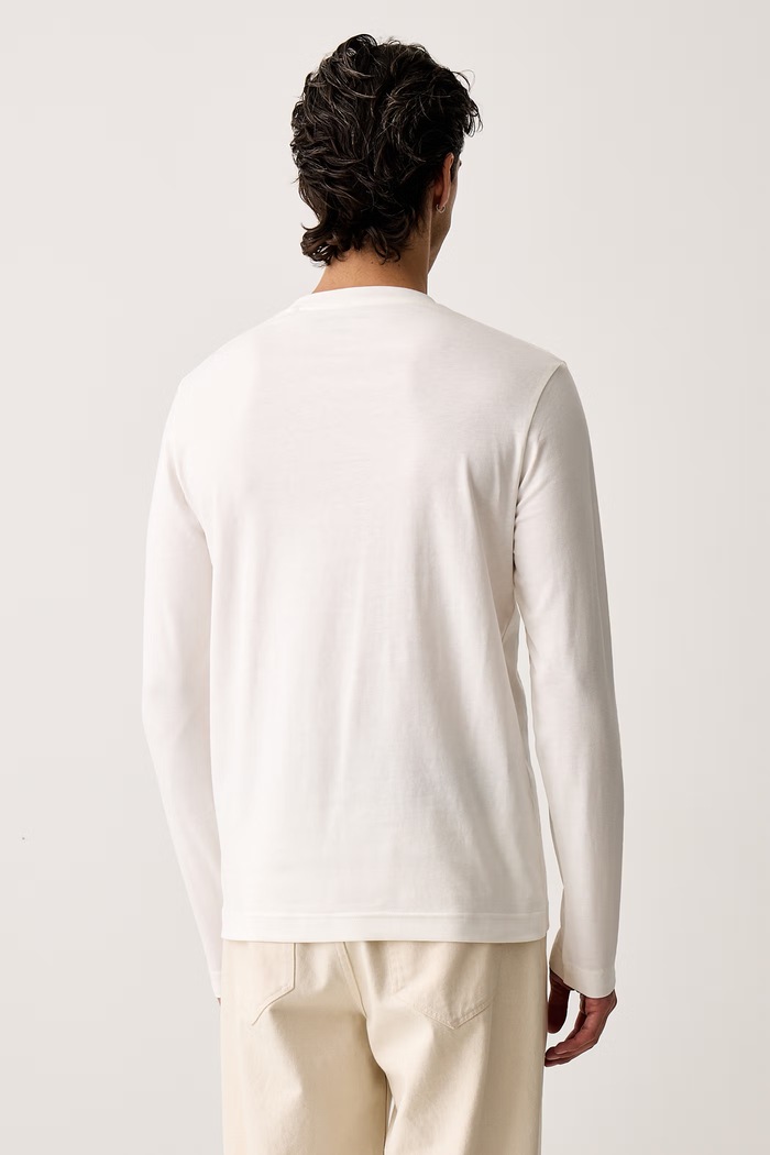 Odzież Marc O'Polo longsleeve męski bawełniany 5000009410 beżowy