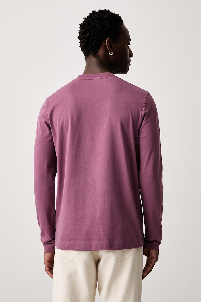 Odzież Marc O'Polo longsleeve męski bawełniany 5000009410 różowy