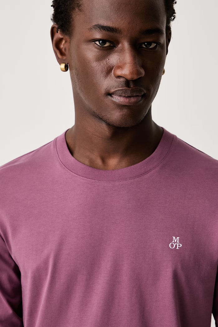 Marc O'Polo longsleeve męski bawełniany różowy 5000009410