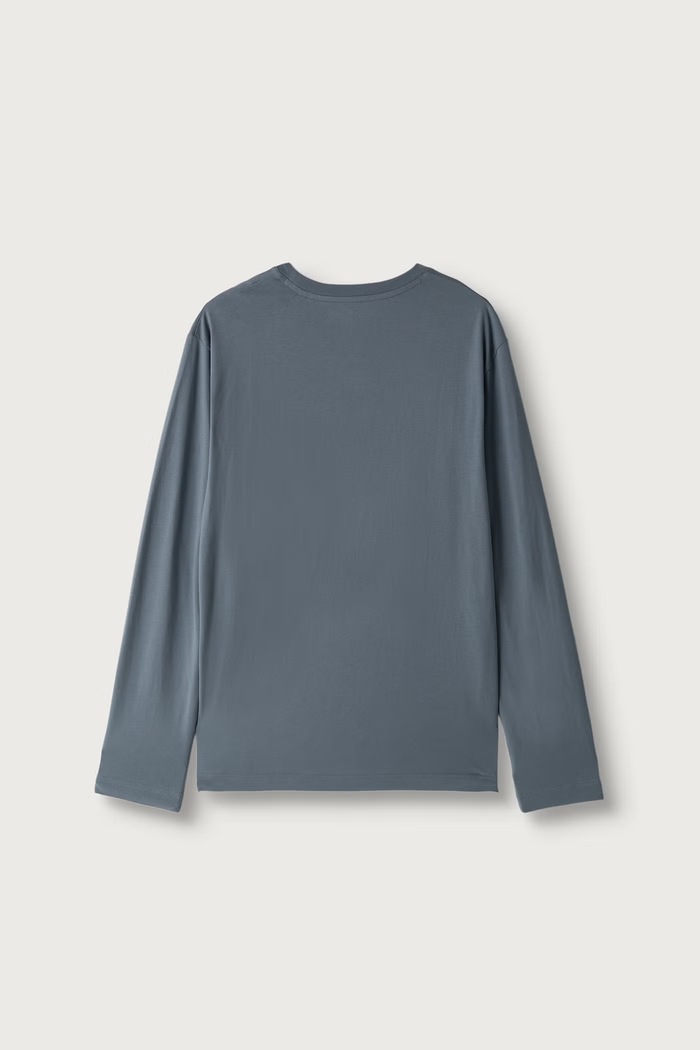 Marc O'Polo Longsleeve męski bawełniany 5000009410 niebieski AA00