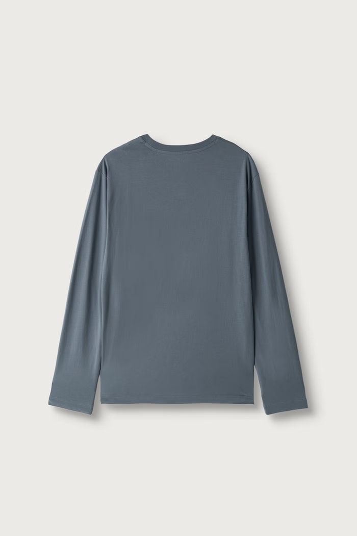 Marc O'Polo Longsleeve męski bawełniany 5000009410 niebieski AA00