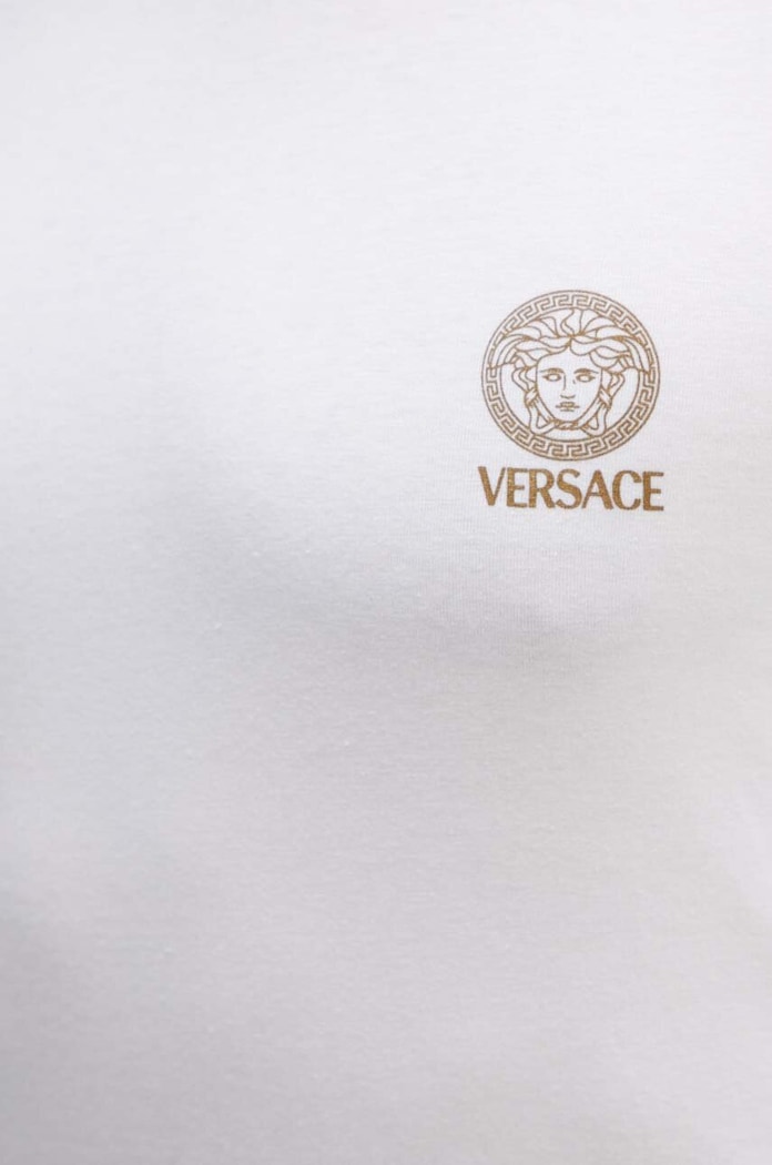 Majica dugih rukava Versace AUU01007.1A10011 bijela