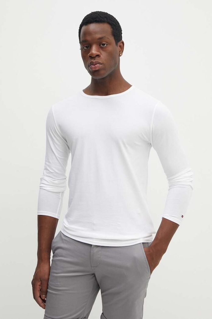 Tričko s dlhým rukávom Tommy Hilfiger 3-pak slim viacfarebná UM0UM03022