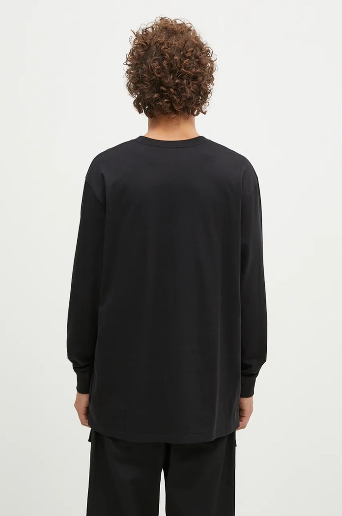Abbigliamento 1017 ALYX 9SM top a maniche lunghe in cotone Regular Fit Longsleeve Crewneck Tee AAMTS0483FA01 nero