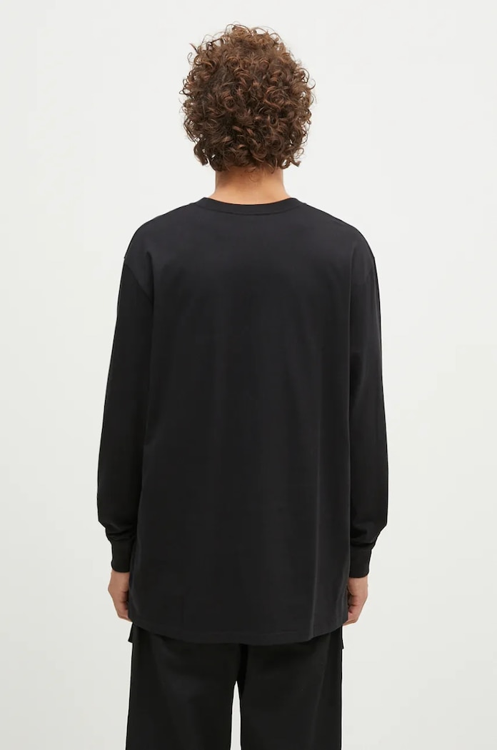 Abbigliamento 1017 ALYX 9SM top a maniche lunghe in cotone Regular Fit Longsleeve Crewneck Tee AAMTS0483FA01 nero