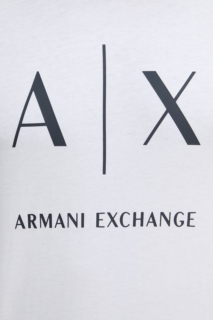 Armani Exchange Majica z dolgimi rokavi moška bombažna XM002684.AF10356.NOS bela