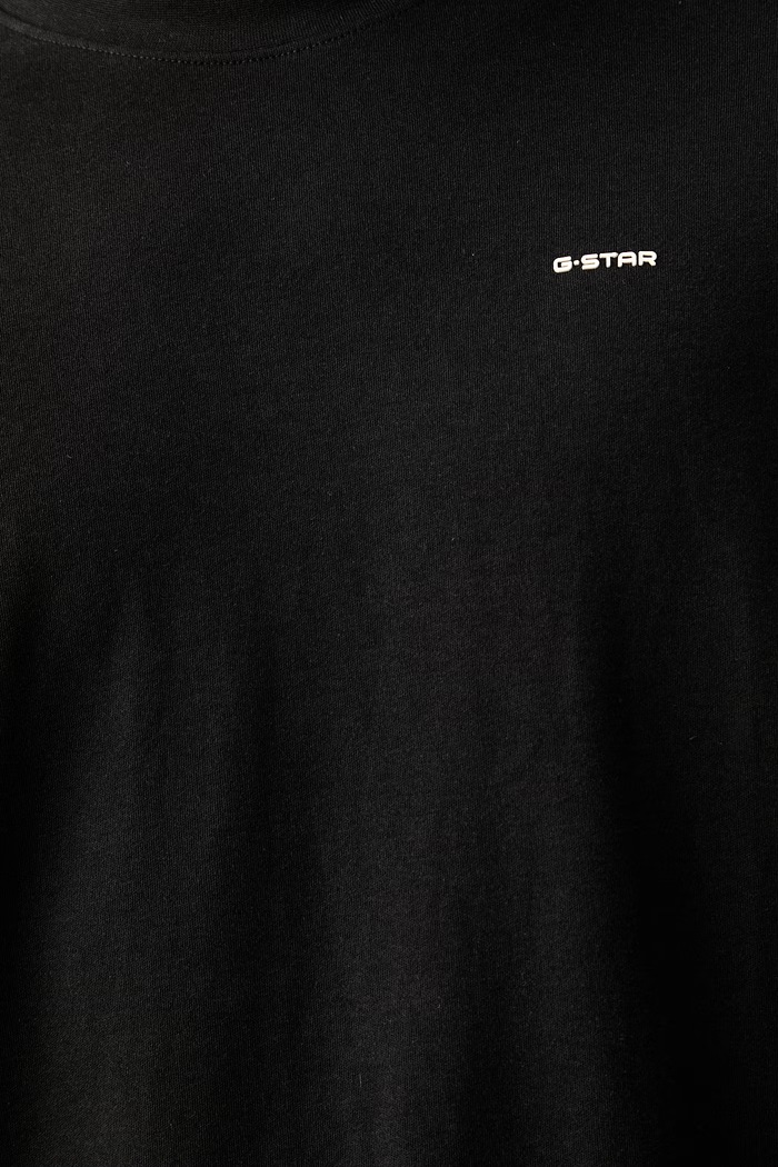 G-Star longsleeve męski bawełniany True regular r t D30082.D976.990 czarny