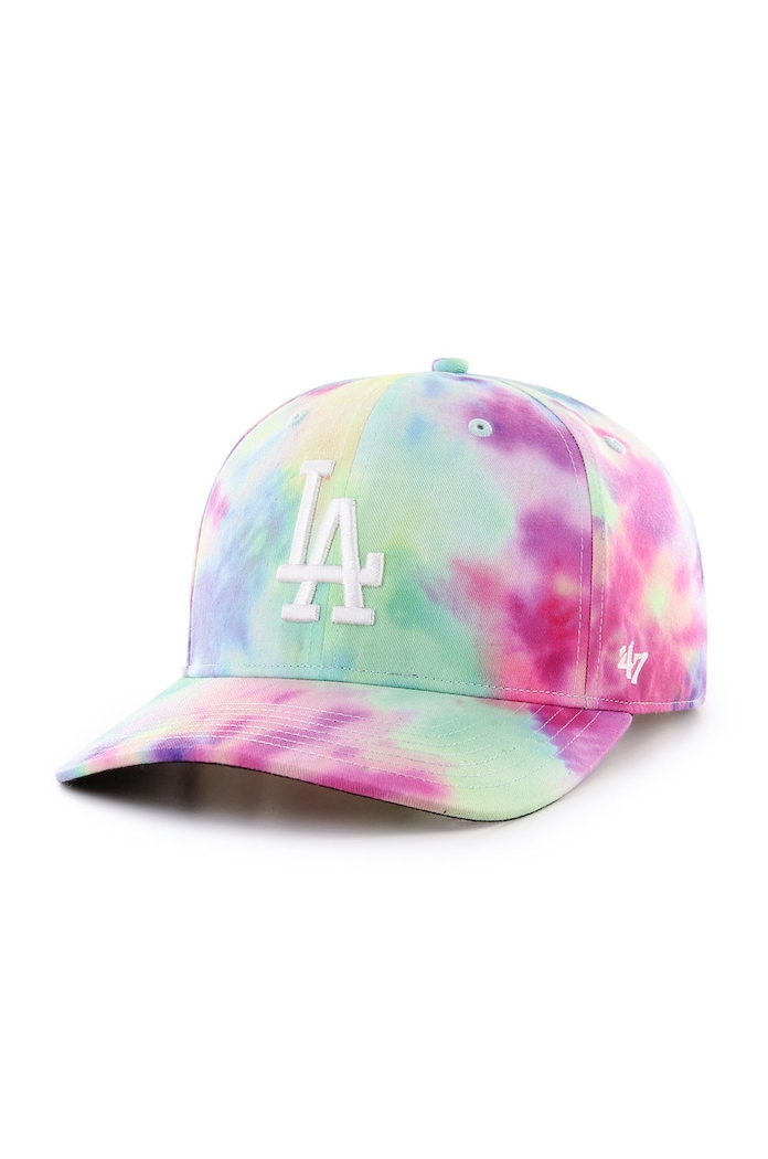 47 brand Czapka z daszkiem MLB Los Angeles Dodgers aplikacja multicolor B.TDMVP12PTP.WH
