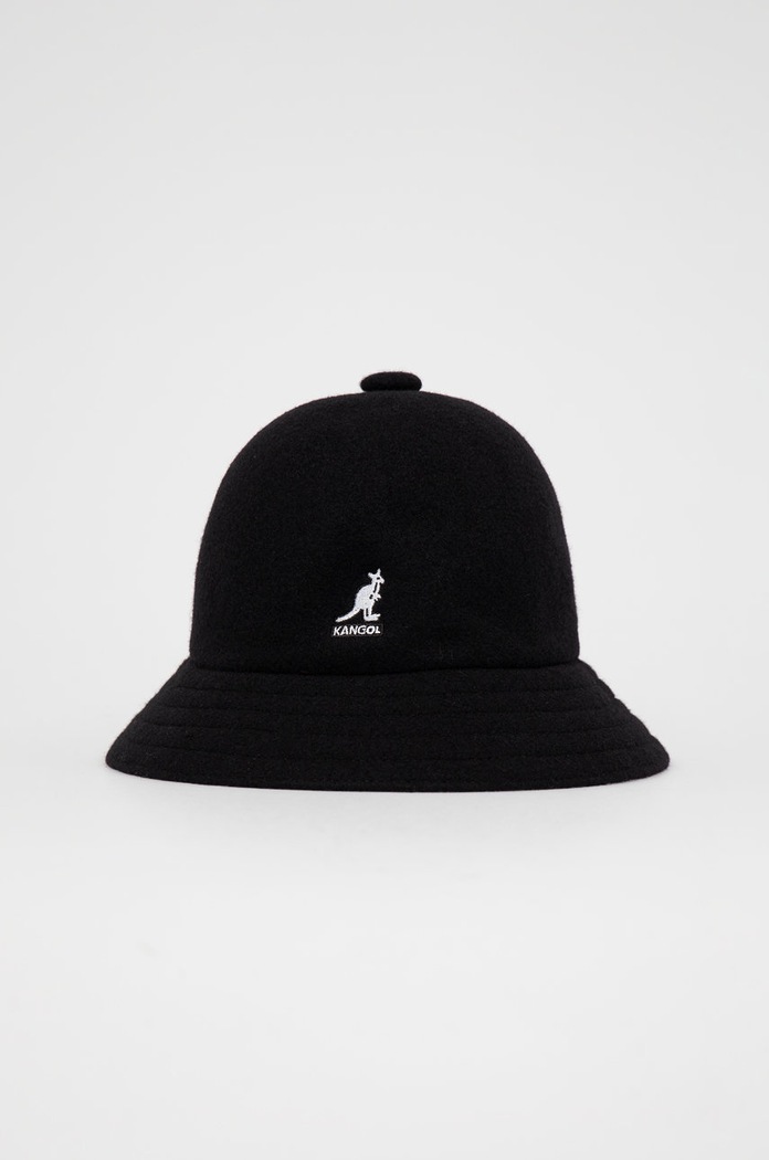 Kangol Kapelusz wełniany wełna czarny K3451.BK001
