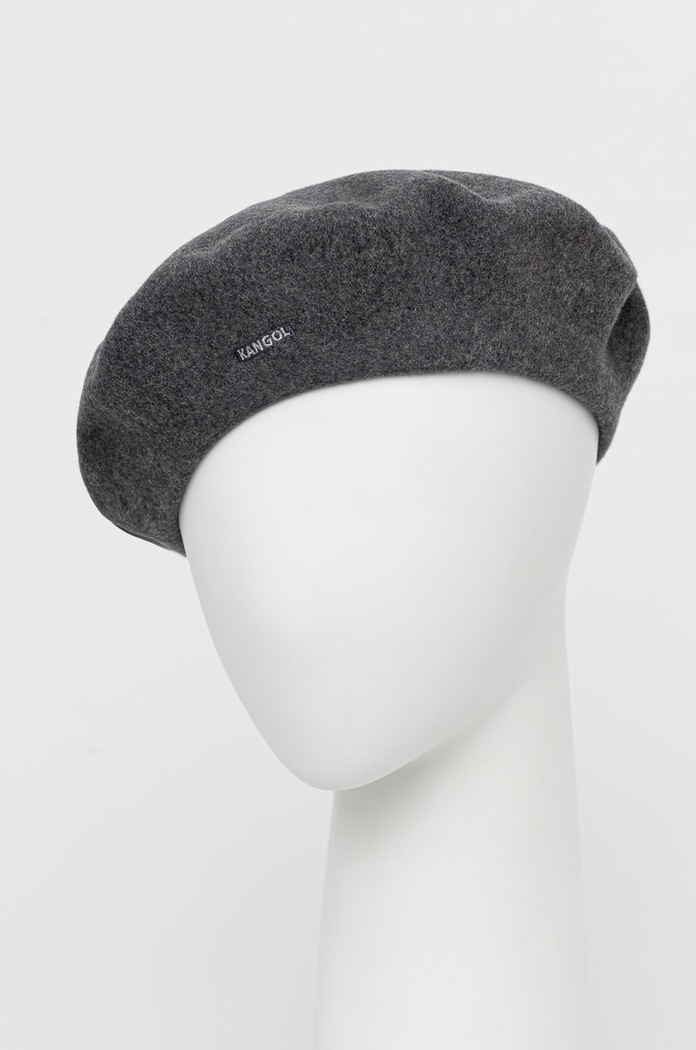 Kangol Beret wełna szary 3388BC.DF026