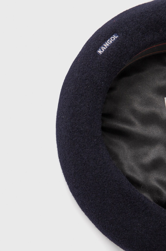 Vlnená baretka Kangol tmavomodrá 0252HT.DB404
