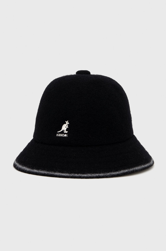 Μάλλινο καπέλο Kangol απλό μαύρο K3181ST.BO013