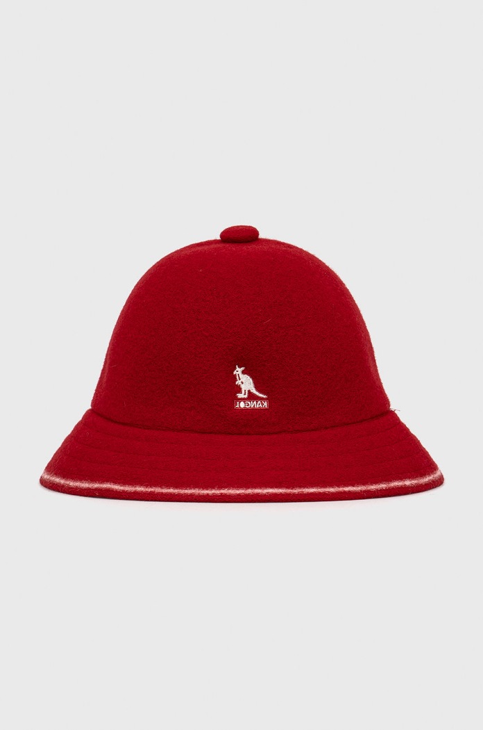Vlnený klobúk Kangol vlna červená K3181ST.RO644