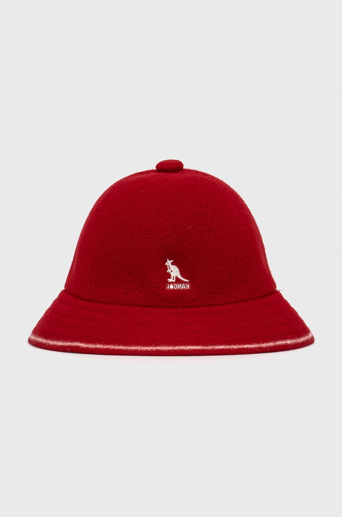 Vlnený klobúk Kangol vlna červená K3181ST.RO644