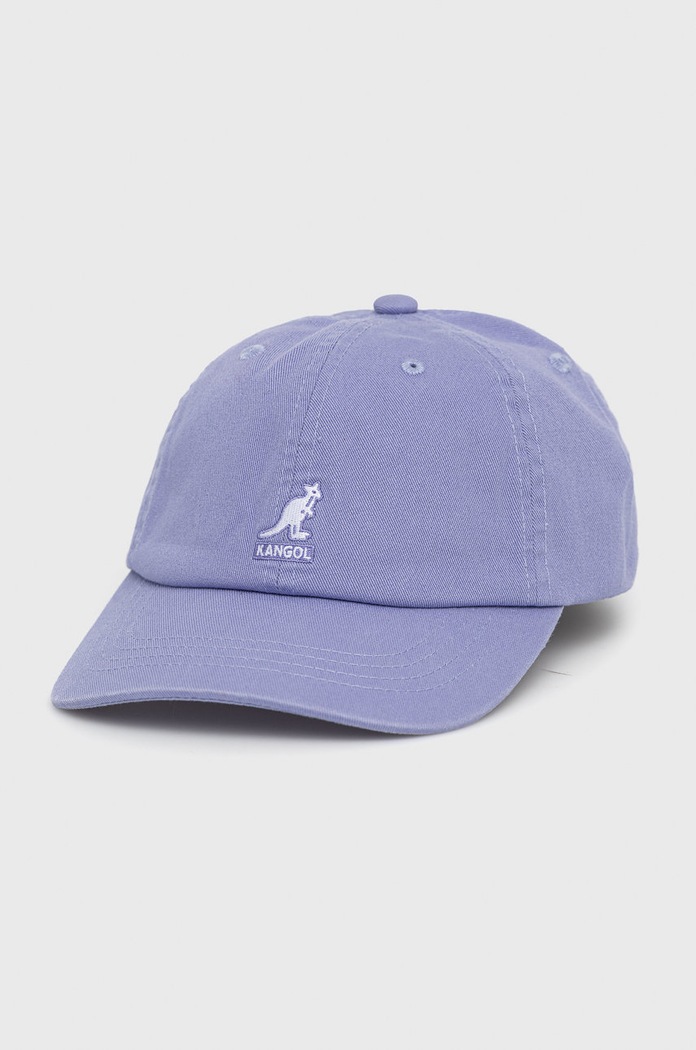 Kangol Bavlněná čepice Kangol fialová K5165HT.IL525