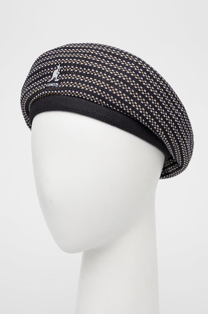 Čepica iz tvida s primesjo volne Kangol S primesjo volne siva K3543.DS405