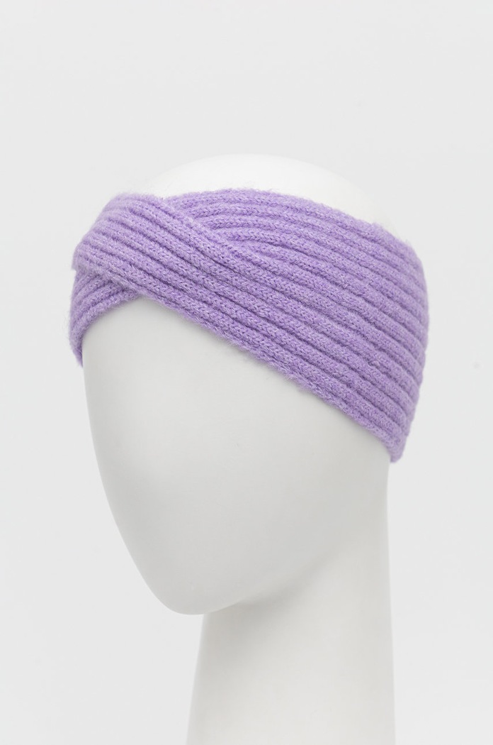 Čelenka s příměsí vlny Pieces 17126884.PurpleRose fialová AA00