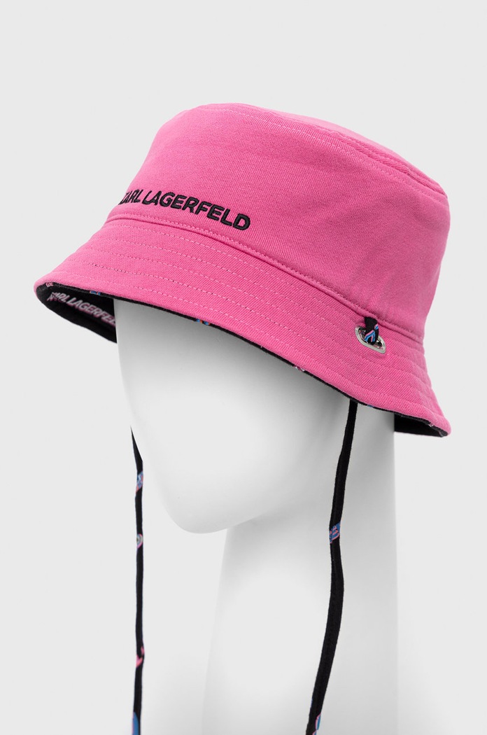 Oboustranný klobouk Karl Lagerfeld 225W3408 vícebarevná AA00
