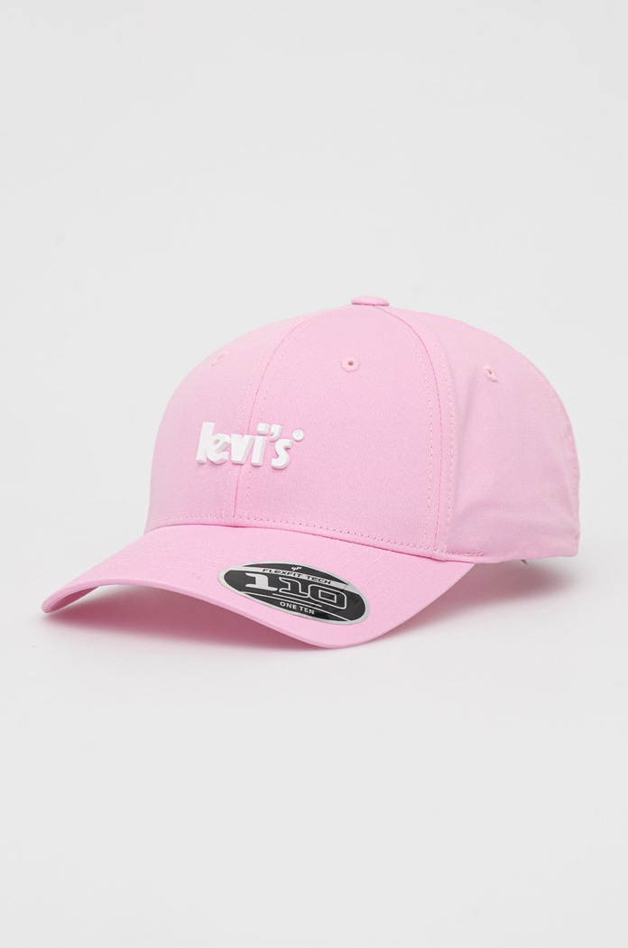 Levi's aplikacja różowy D7076.0005