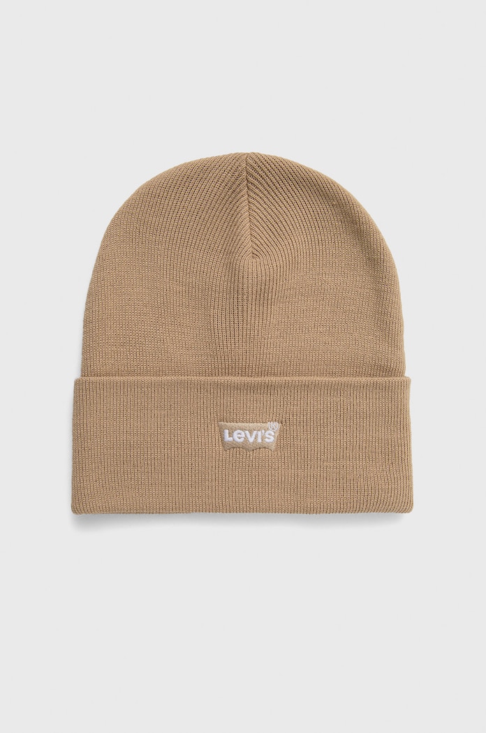 Čiapka Levi's stredne hrubá béžová D5459.0009