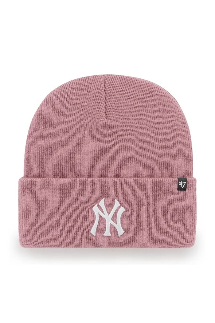 47 brand Σκούφος beanie MLB New York Yankees ροζ B.HYMKR17ACE.QCA