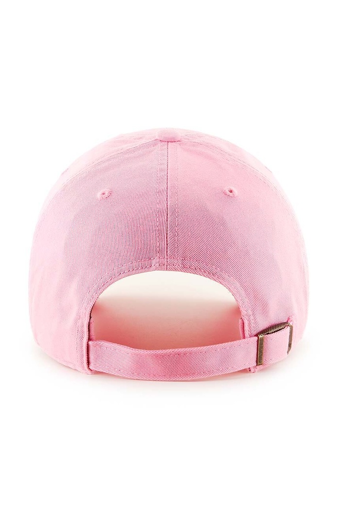 47 brand Czapka z daszkiem bawełniana MLB New York Yankees B.RGW17GWSNL.RSA różowy AA00