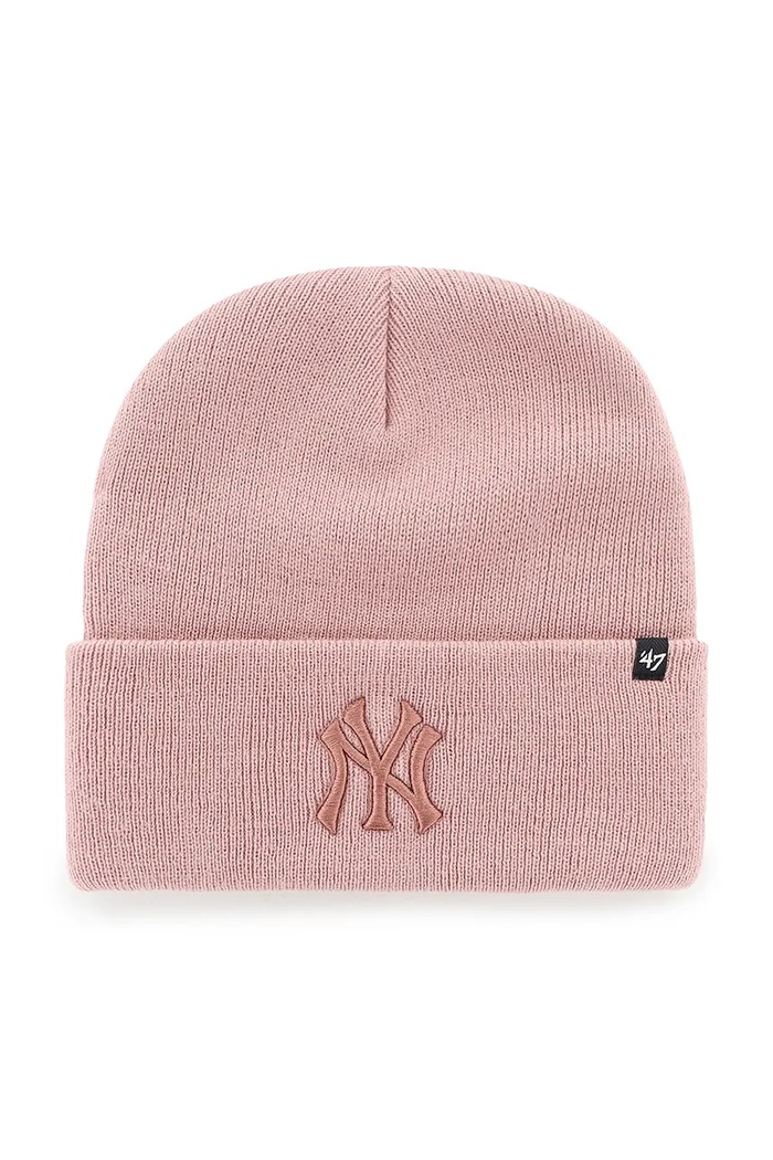 Čiapka 47 brand MLB New York Yankees stredne hrubá ružová B.HYMKR17ACE.L0