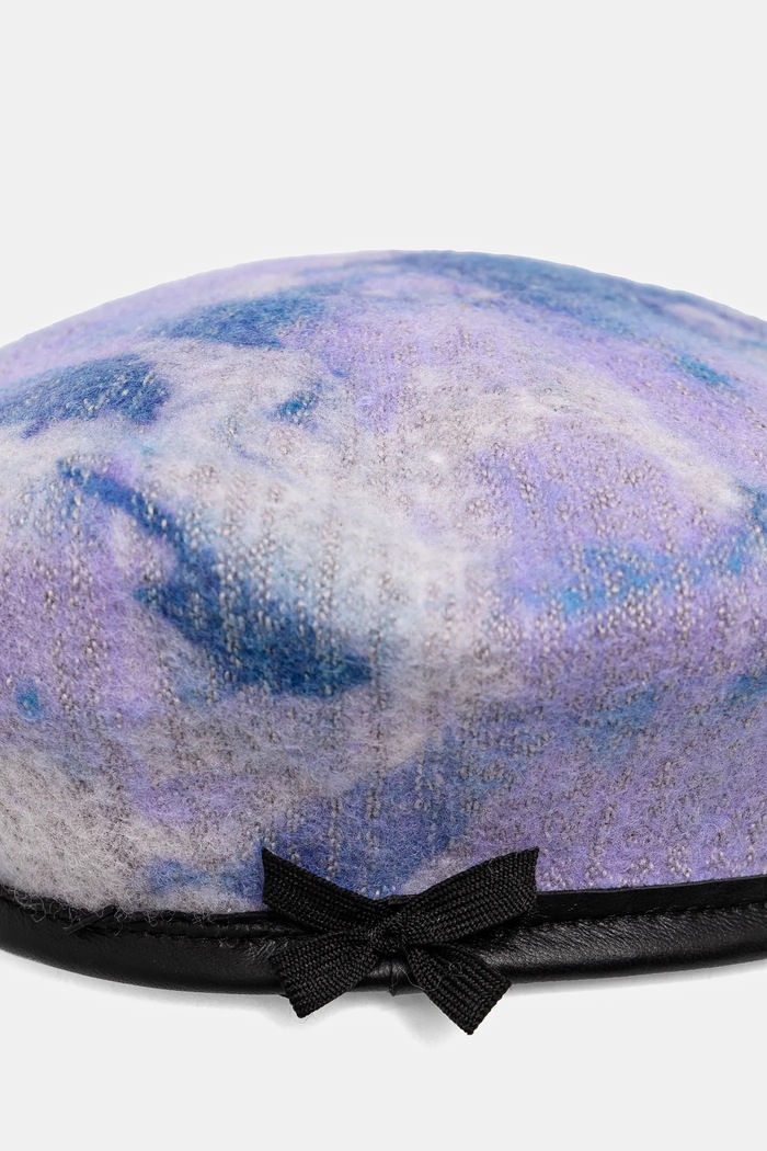 Vunena beretka Kangol HEATHERED TIE DYE K3711.GS401 ljubičasta AA00