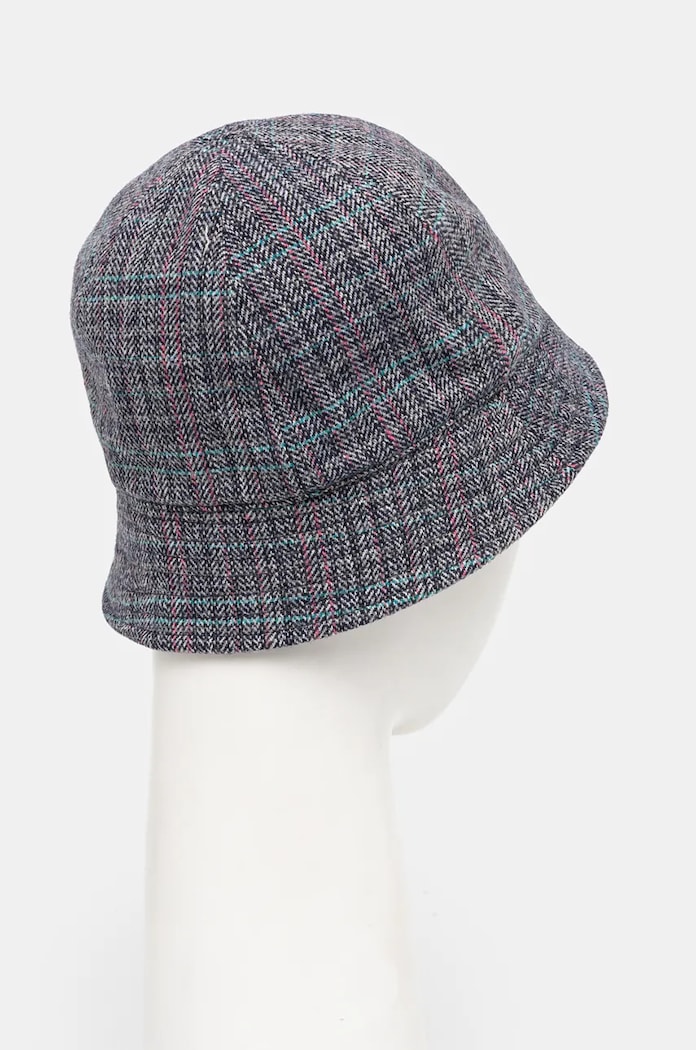 Doplnky Klobúk Kangol WARPED HERRINGBONE DOME K5430.NG411 tmavomodrá