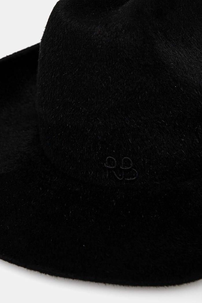 Klobúk Ruslan Baginskiy Cowboy Hat CWB033.F.WRB čierna