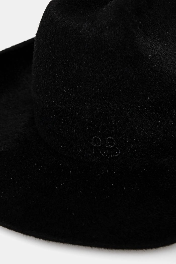 Klobúk Ruslan Baginskiy Cowboy Hat CWB033.F.WRB čierna