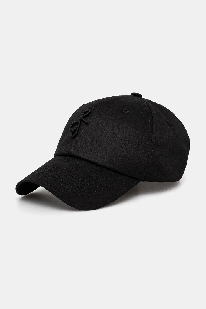 Ruslan Baginskiy czapka z daszkiem Ruslan Baginskiy Monogram-embellished Baseball Cap BSB033.CP.PWRB czarny AA00