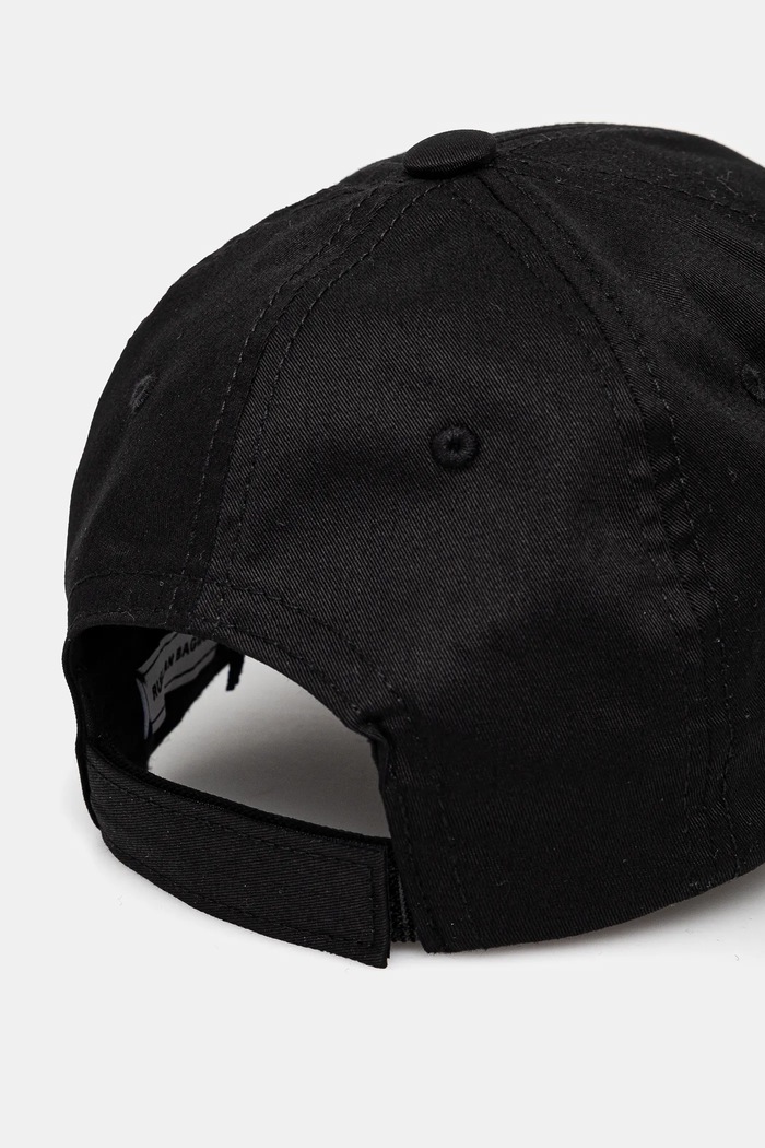 Ruslan Baginskiy czapka z daszkiem Ruslan Baginskiy Monogram-embellished Baseball Cap czarny BSB033.CP.PWRB