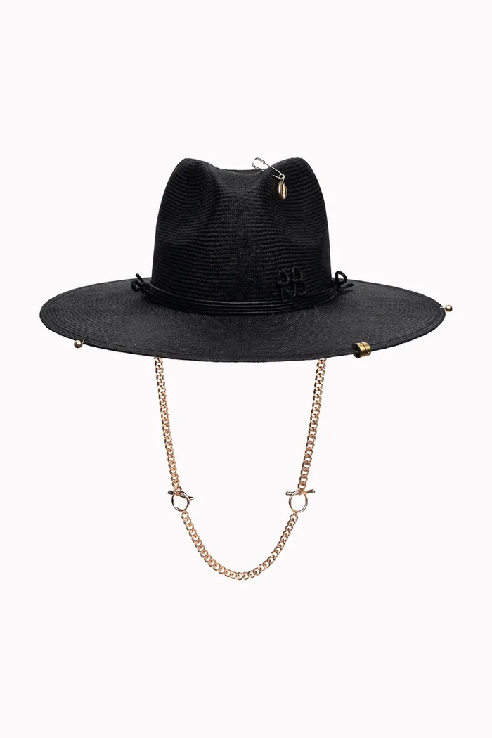 Klobouk Ruslan Baginskiy Fedora Hat další černá FDR033.SZL.PRS.CHA.SRB