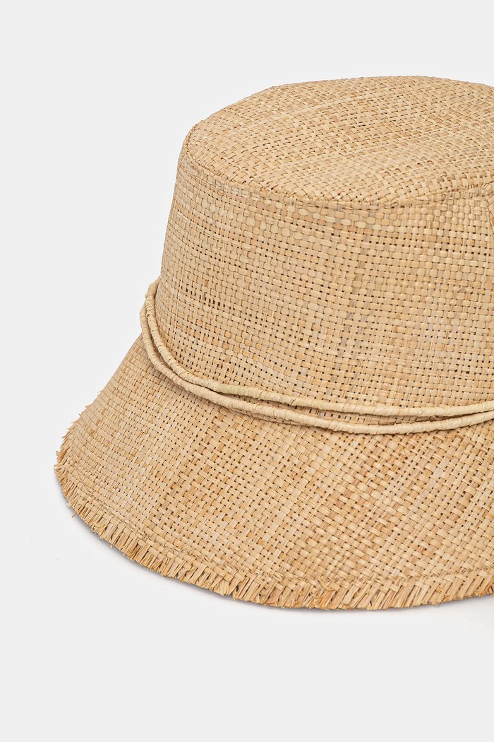 Akcesoria Ruslan Baginskiy kapelusz Bucket Hat BCT036.STR.SNR.SRB beżowy