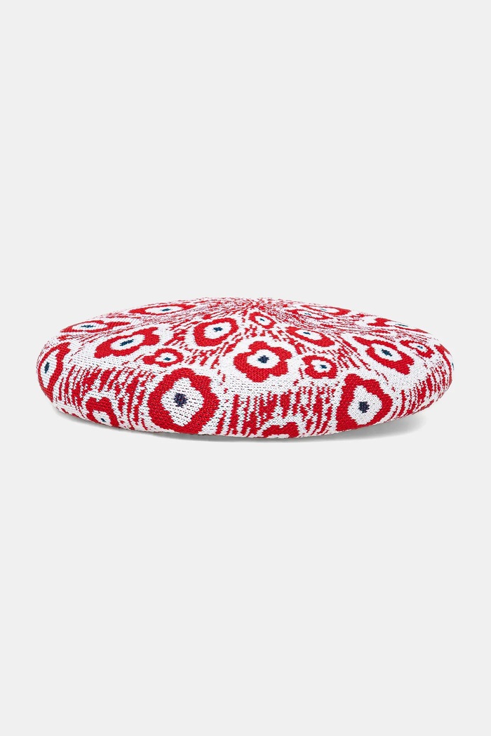 Baretka Kangol RETRO FLOWER Planet friendly červená K3750.RD608