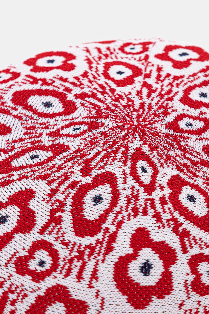 Baretka Kangol RETRO FLOWER K3750.RD608 červená AA00
