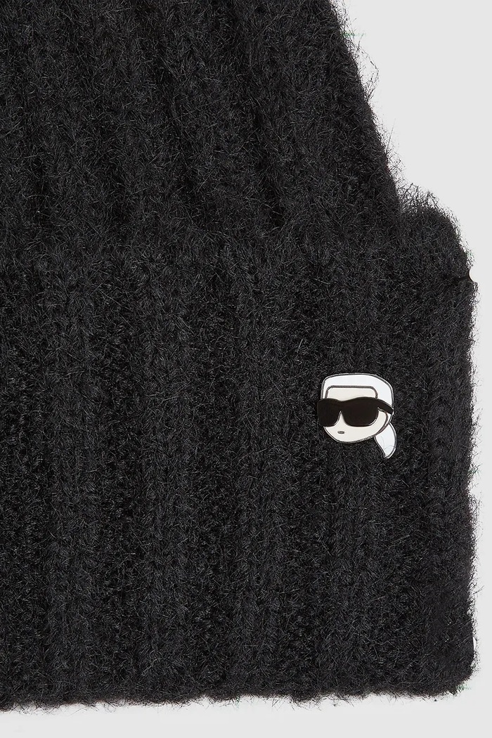 Doplnky Čiapka Karl Lagerfeld IKON A4W33108 čierna