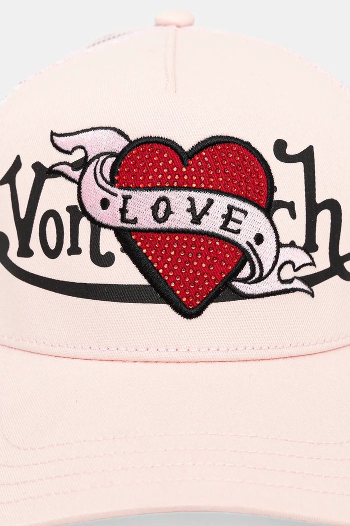 Kšiltovka Von Dutch VD.0.CAS2.LOVU růžová AA00