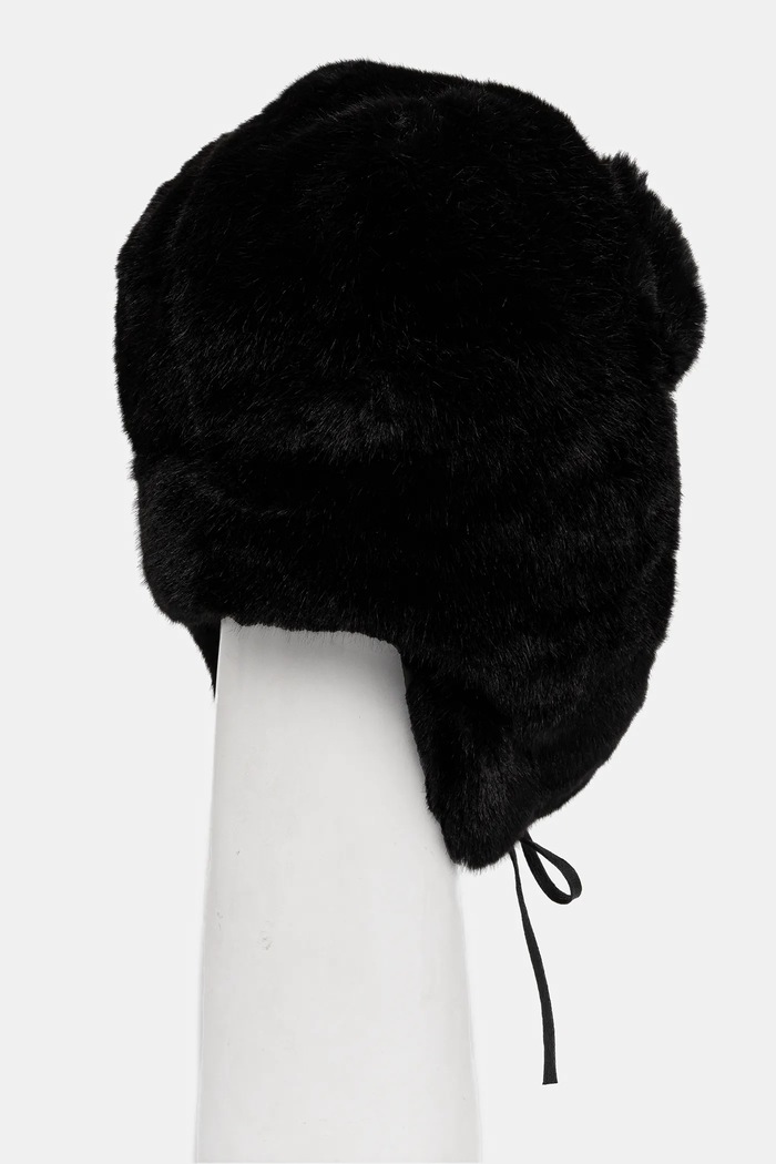 Čiapka Kangol FAUX FUR TRAPPER K4301ST.BK001 čierna AA00
