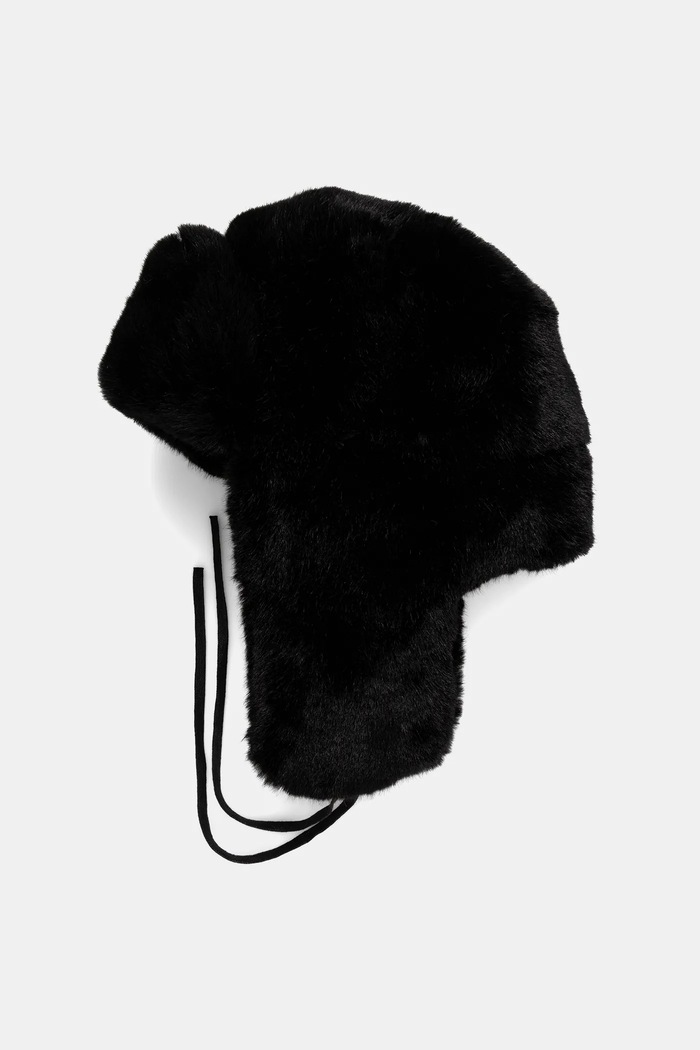 Doplnky Čiapka Kangol FAUX FUR TRAPPER K4301ST.BK001 čierna