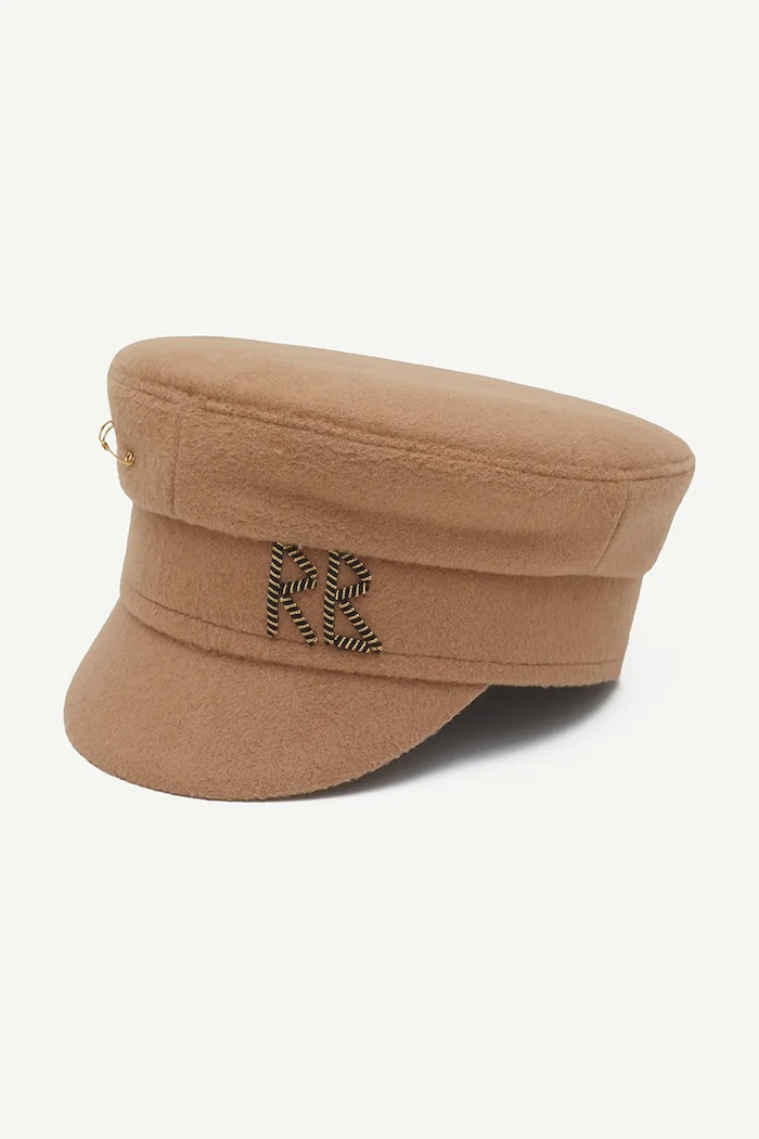 Ruslan Baginskiy bască din bumbac Baker Boy Cap KPC036.W.PNS bej AA00