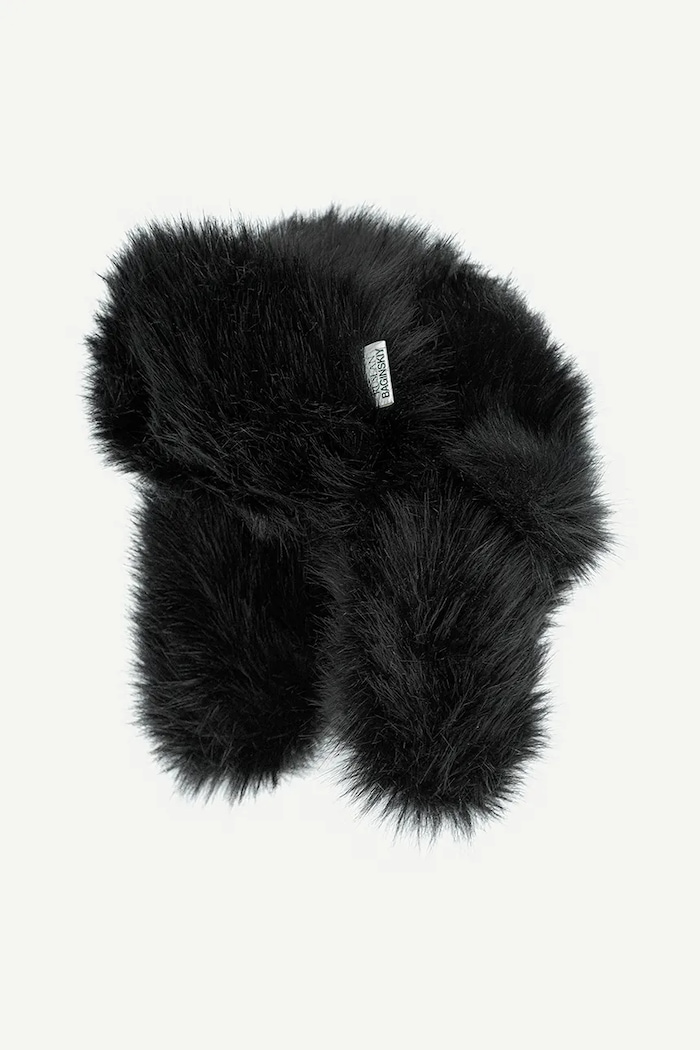 Accesorii Ruslan Baginskiy căciulă Aviator Hat AVIH033.P.HH.FLT negru