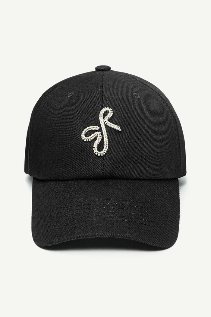 Bavlnená šiltovka Ruslan Baginskiy Baseball Cap BSB033.C.DMD.PRB čierna AA00