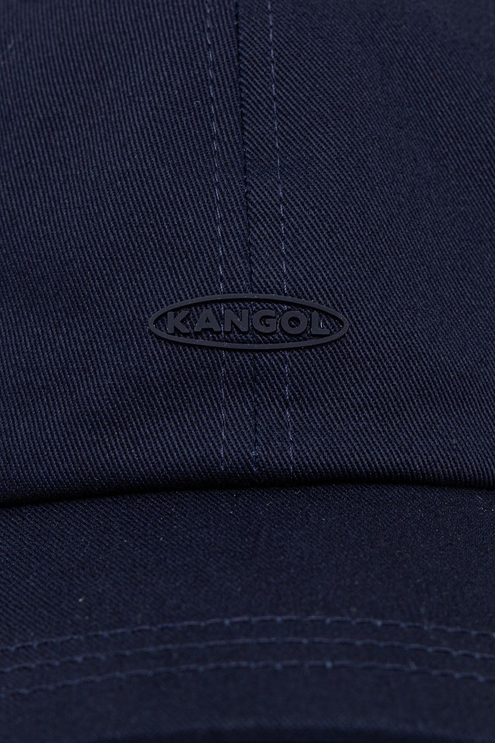 Kangol czapka z daszkiem damska bawełniana DEMURE LOGO BB K5487.NV411 granatowy AA00